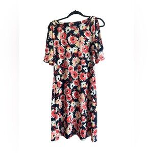 Tommy Hilfiger Floral Dress - Navy, Red, White